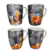 ويجري بيع أكواب القهوة المصنوعة من الخزف في مدينة شينغتاون عبر الحدود Item Picture
