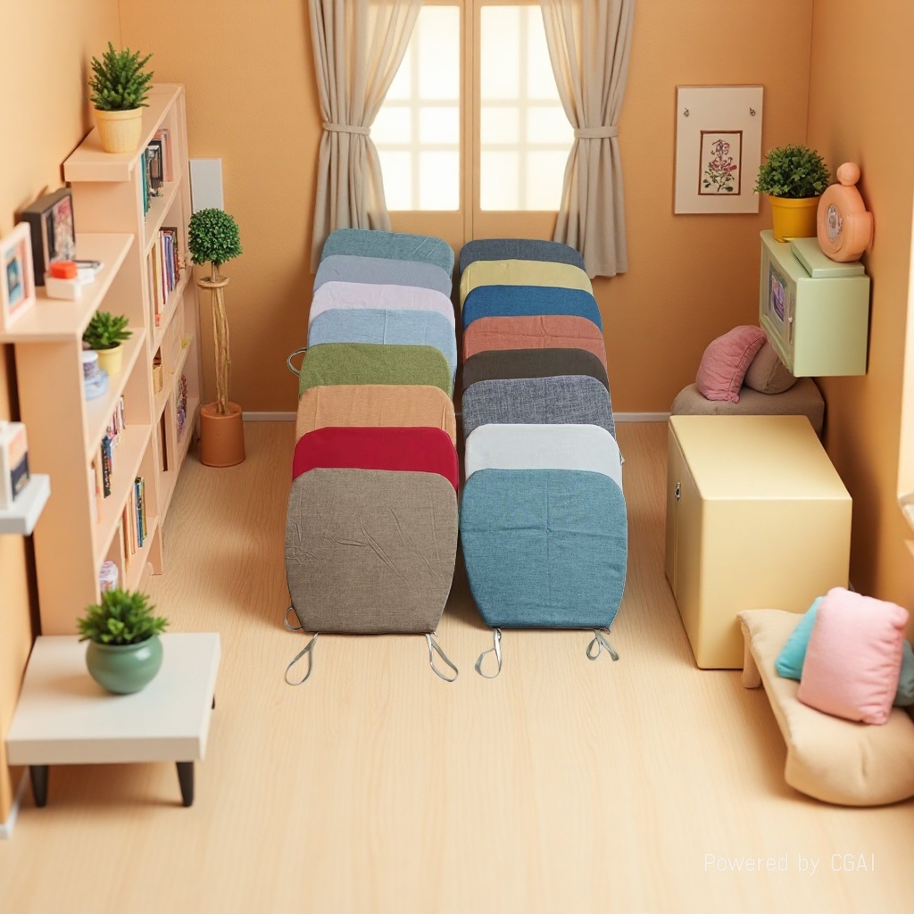 Fine linen honeycomb mesh breathable seat cushion 40X37 polyester chair cushion for office and household use details Picture