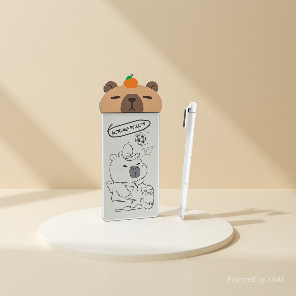 Cartoon bear-shaped notebooks, other drawing stationery, eco-friendly and simple student handbooks Specification image