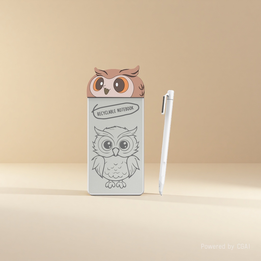 Mi Guang Cartoon owl pattern notepad, other display items, cute office stationery details Picture