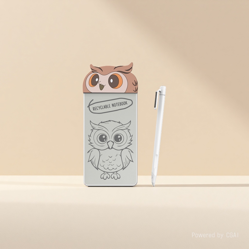Mi Guang Cartoon owl pattern notepad, other display items, cute office stationery Specification image