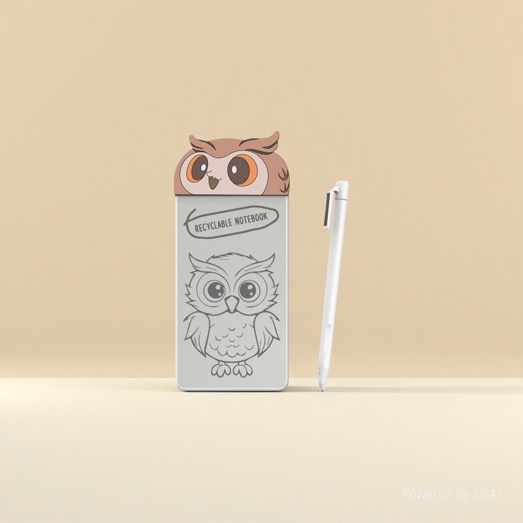 Mi Guang Cartoon owl pattern notepad, other display items, cute office stationery Application Scenario