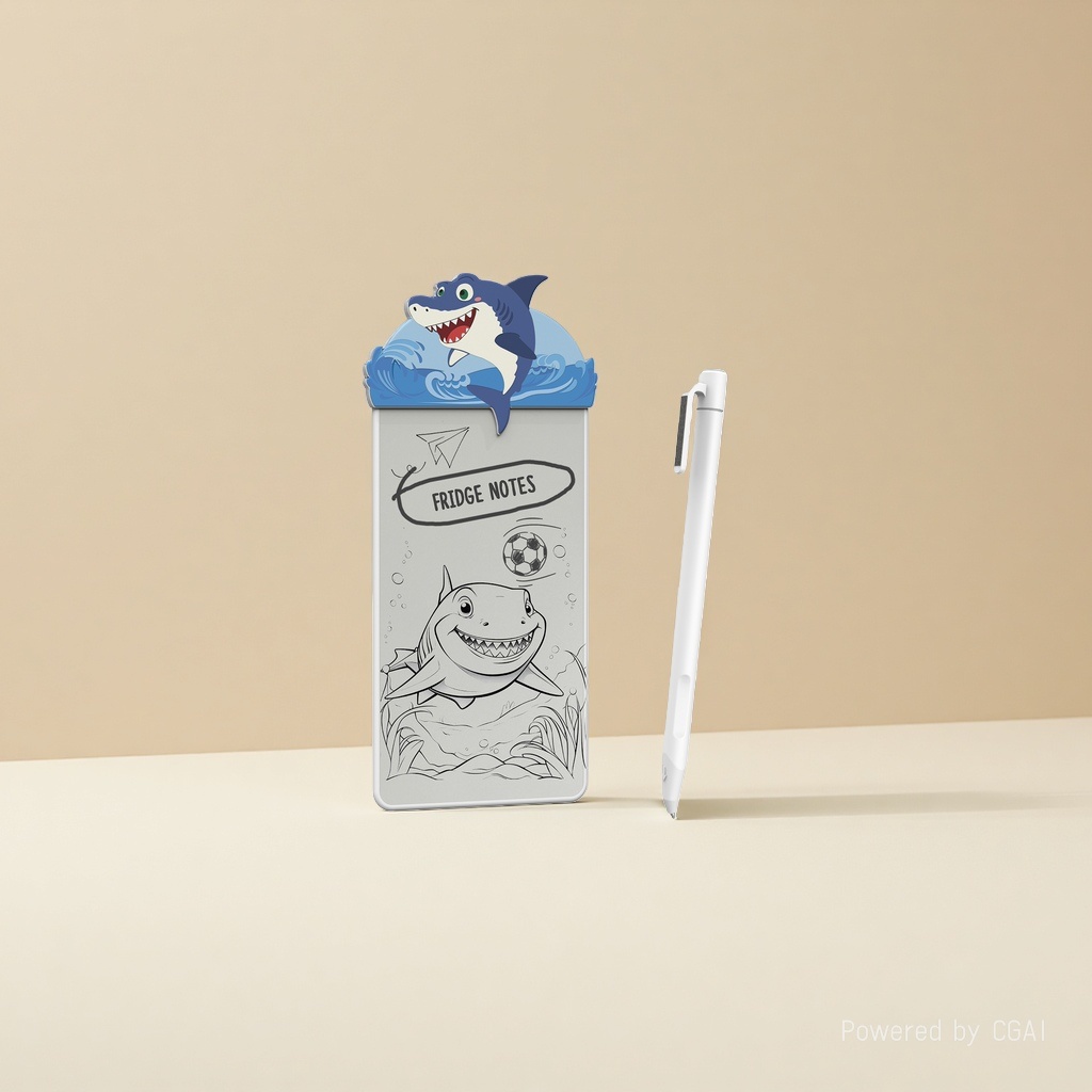 Cartoon shark-shaped notepad, other display items, cute office stationery 084725005 Cartoon shark-shaped notepad, other display items, cute office stationery 084725005
