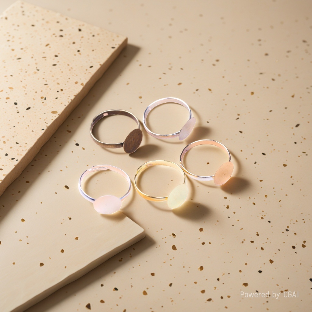 Other accessories and accessories are fashionable and versatile, including metal hair clips, earrings, hooks, and necklace buckles details Picture