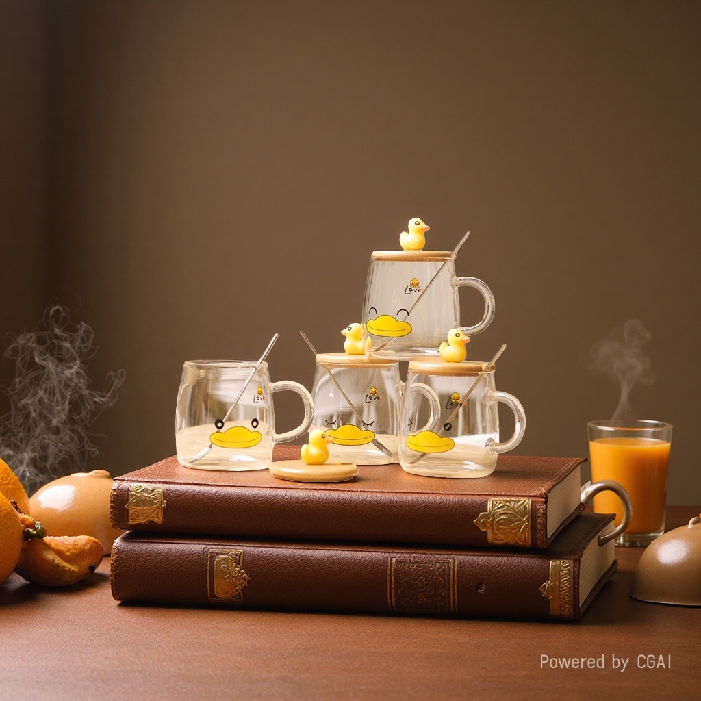 玻璃杯/水杯茶杯/磨砂玻璃杯/保温杯/玻璃制品产品图