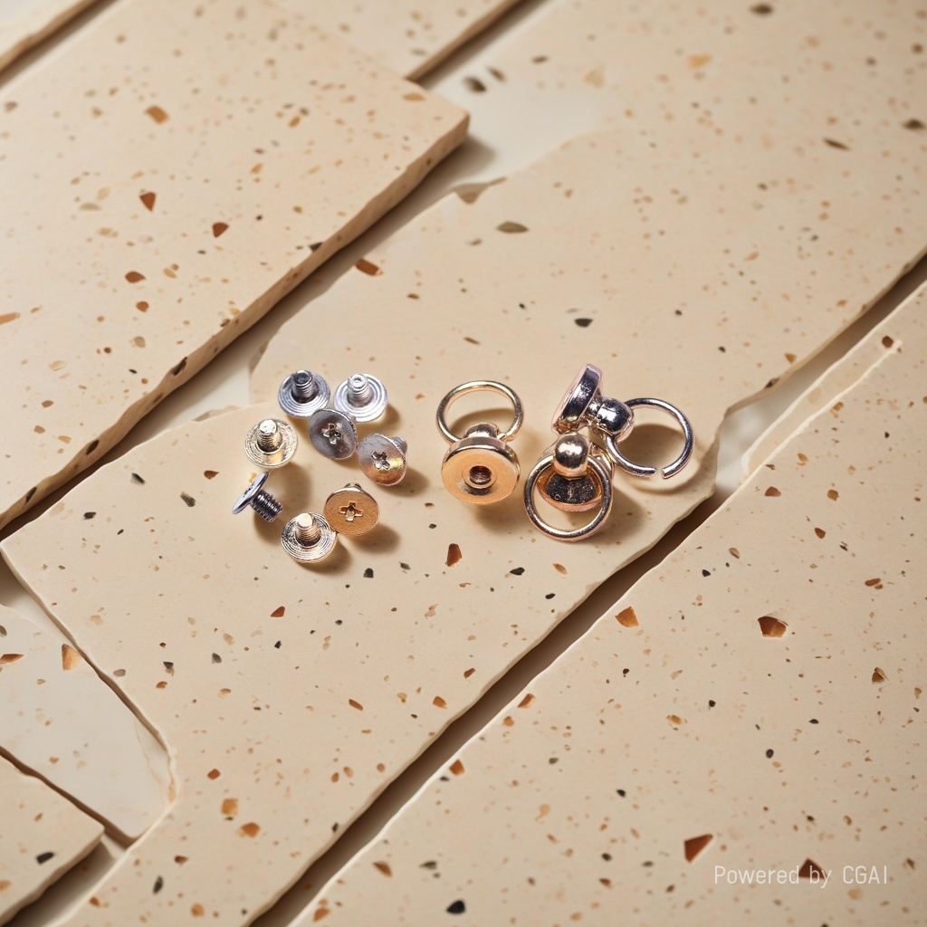 Ancient-style gold jewelry accessories, lobster clasp, open ring, crochet, hand-stitched needle connection piece Specification image