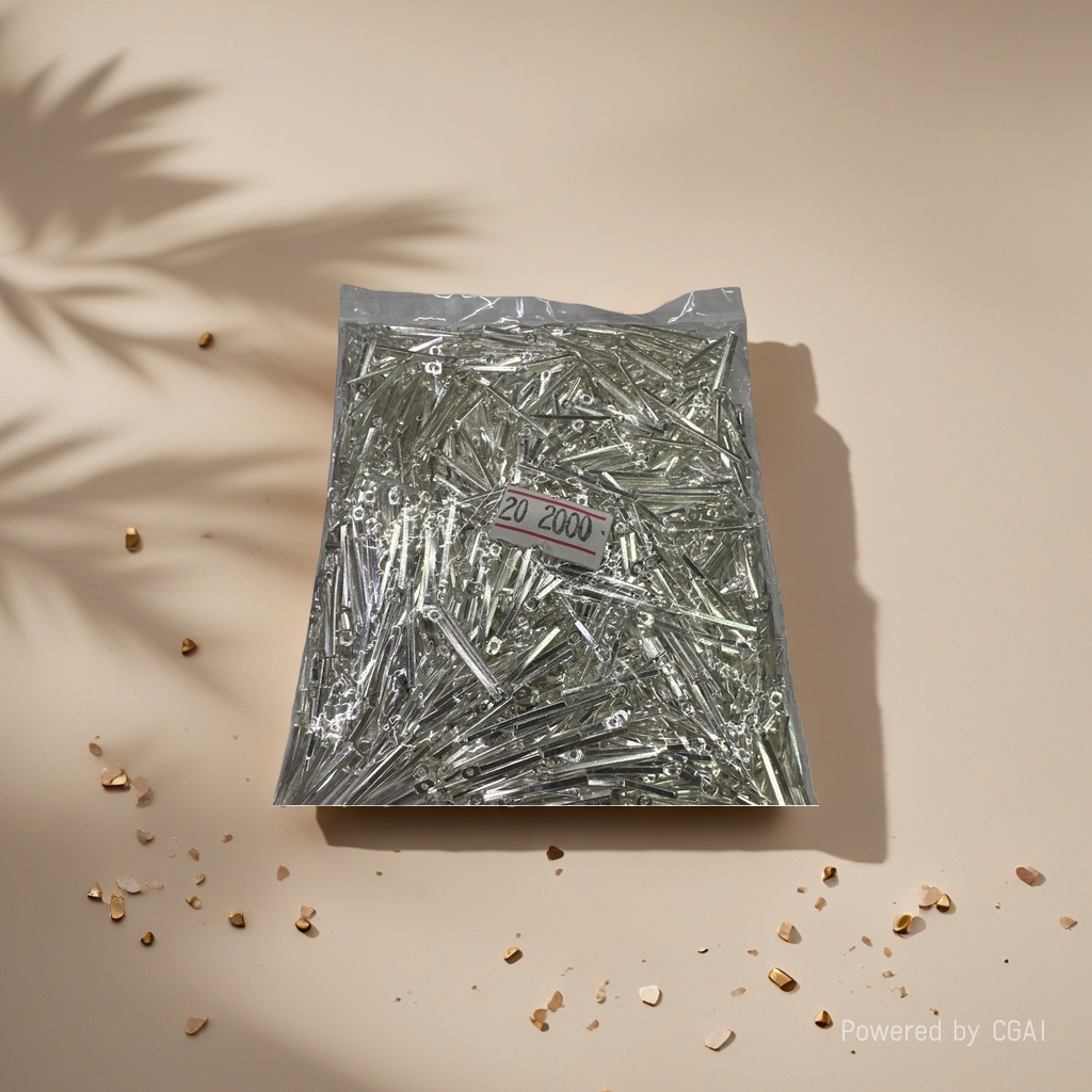 Jewelry accessory packaging, metal parts, transparent plastic bags, connecting pieces Specification image