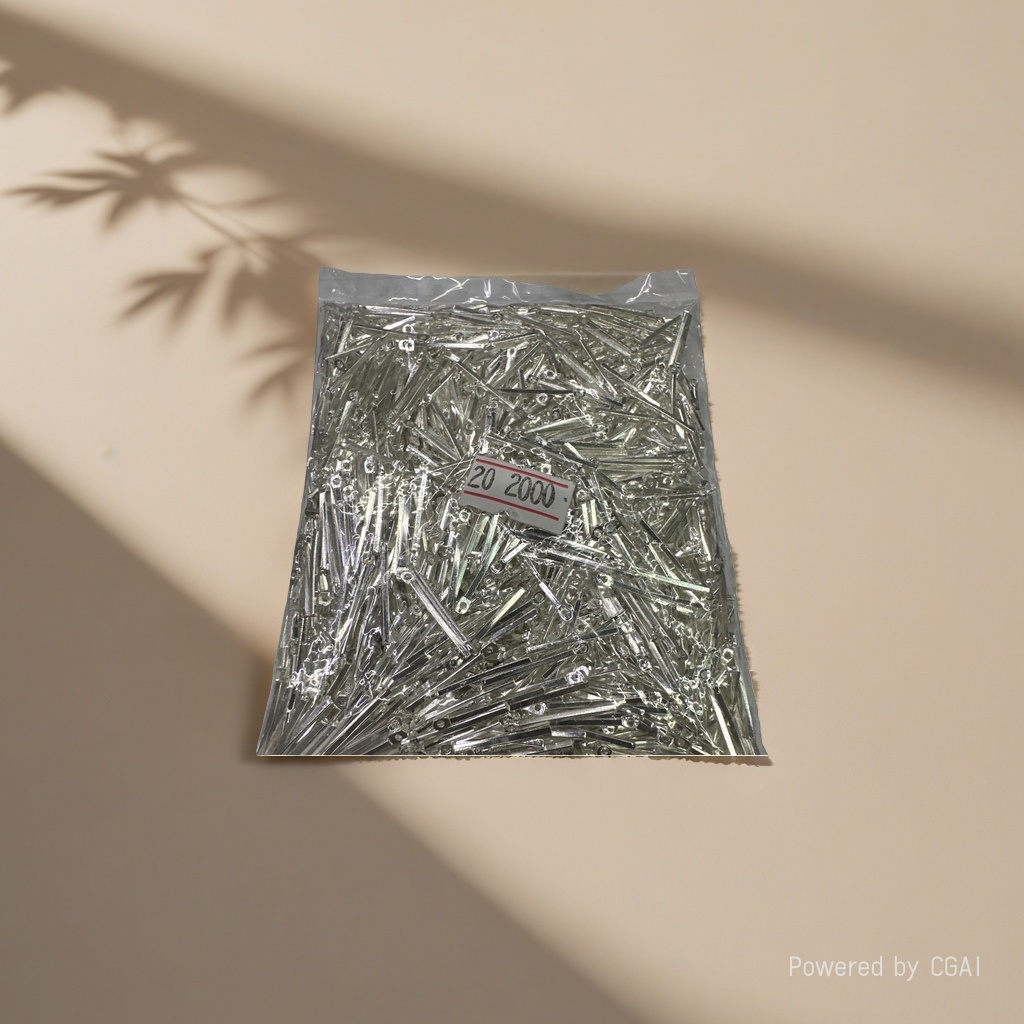 Jewelry accessory packaging, metal parts, transparent plastic bags, connecting pieces Application Scenario
