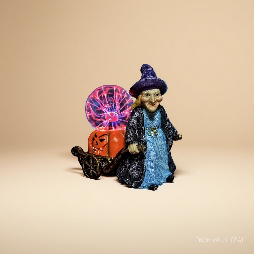 Christmas decoration set Witch doll details Picture