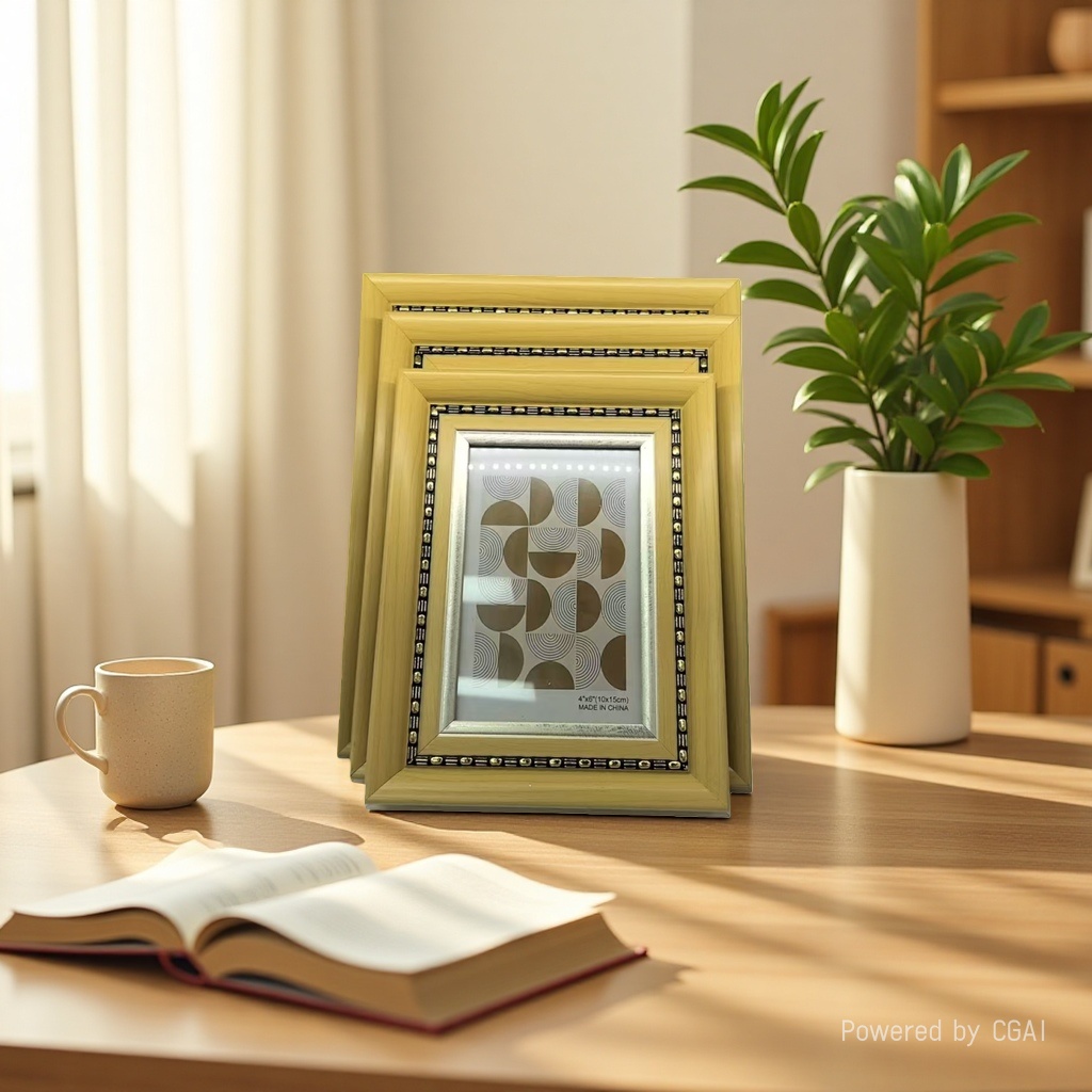 American retro photo frame, square black photo frame, European butterfly decoration, Chinese style picture frame, empty frame mounting and display table Application Scenario