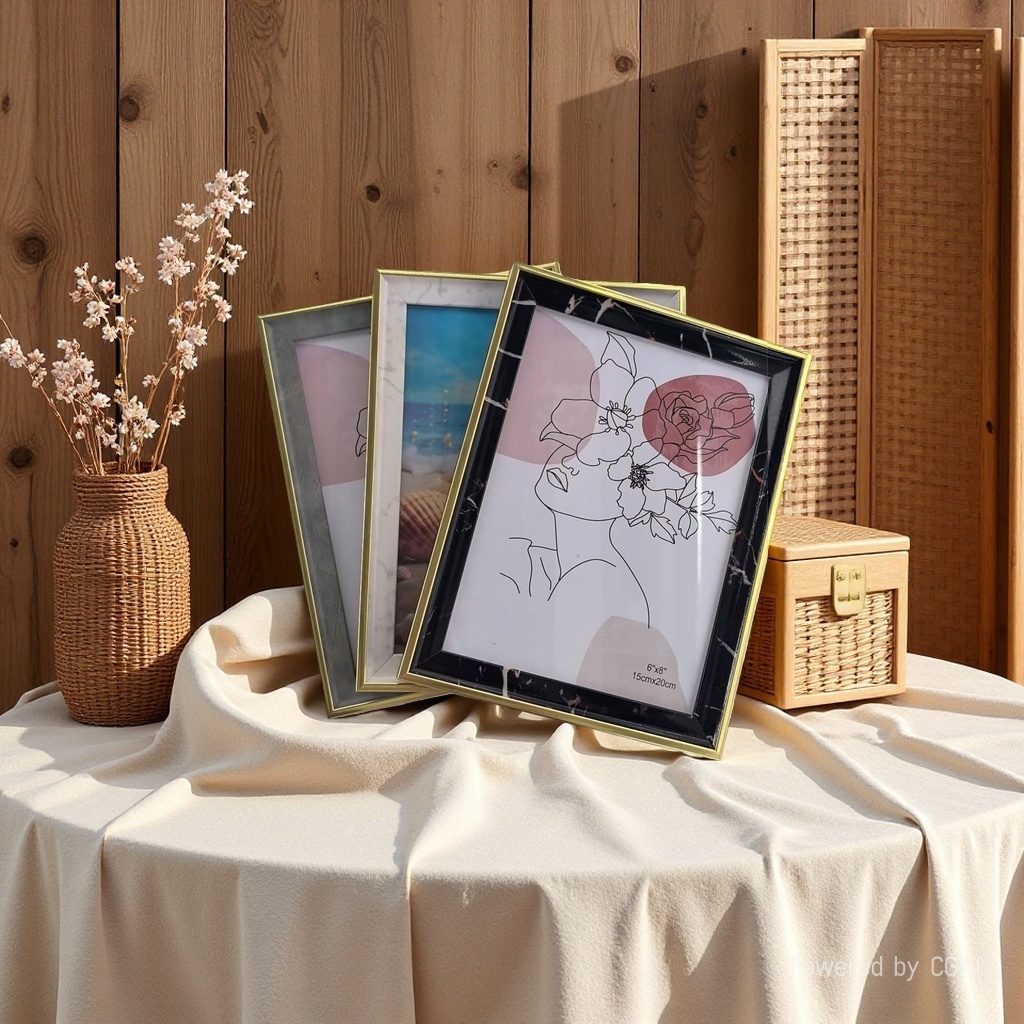 Marco de foto retro marco de foto rectangular marco de foto decorativo europeo marco de imagen marco vacío mesa de montaje venta directa de fábrica al por mayor details Picture