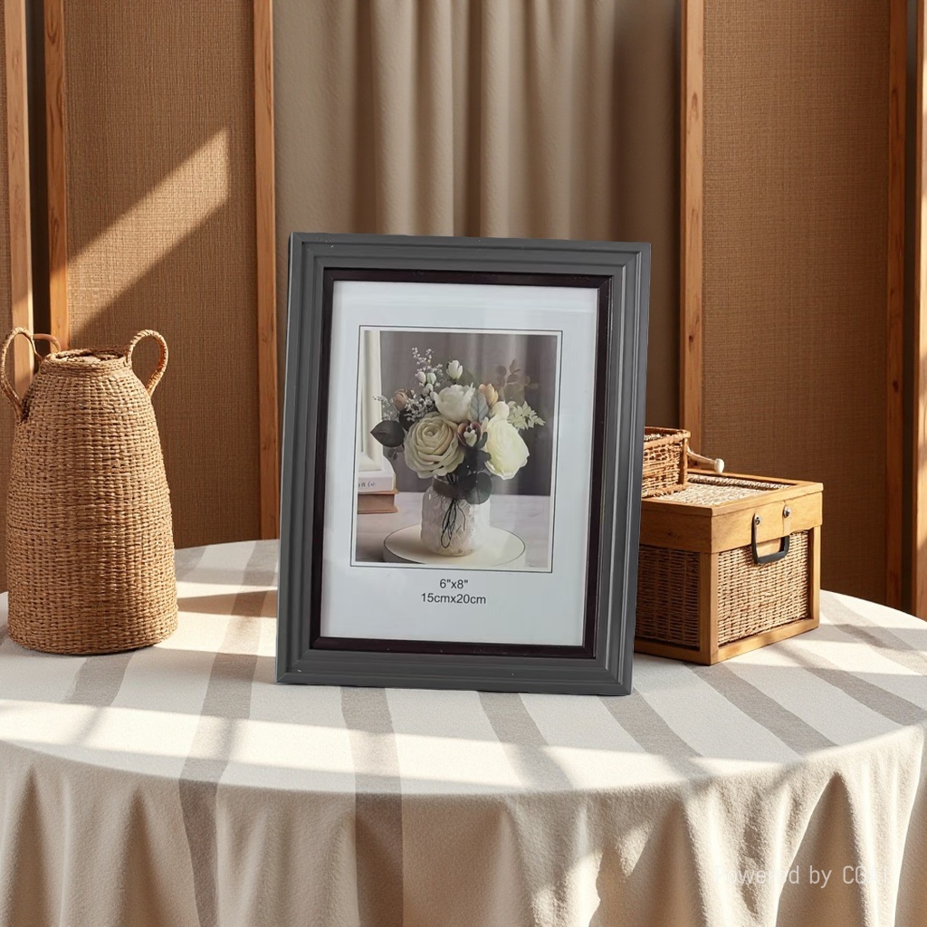 Factory direct sales and wholesale of retro wood-like photo frames, rectangular photo frames, European-style decorative photo frames, picture frames, empty frames, mounting and display tables details Picture