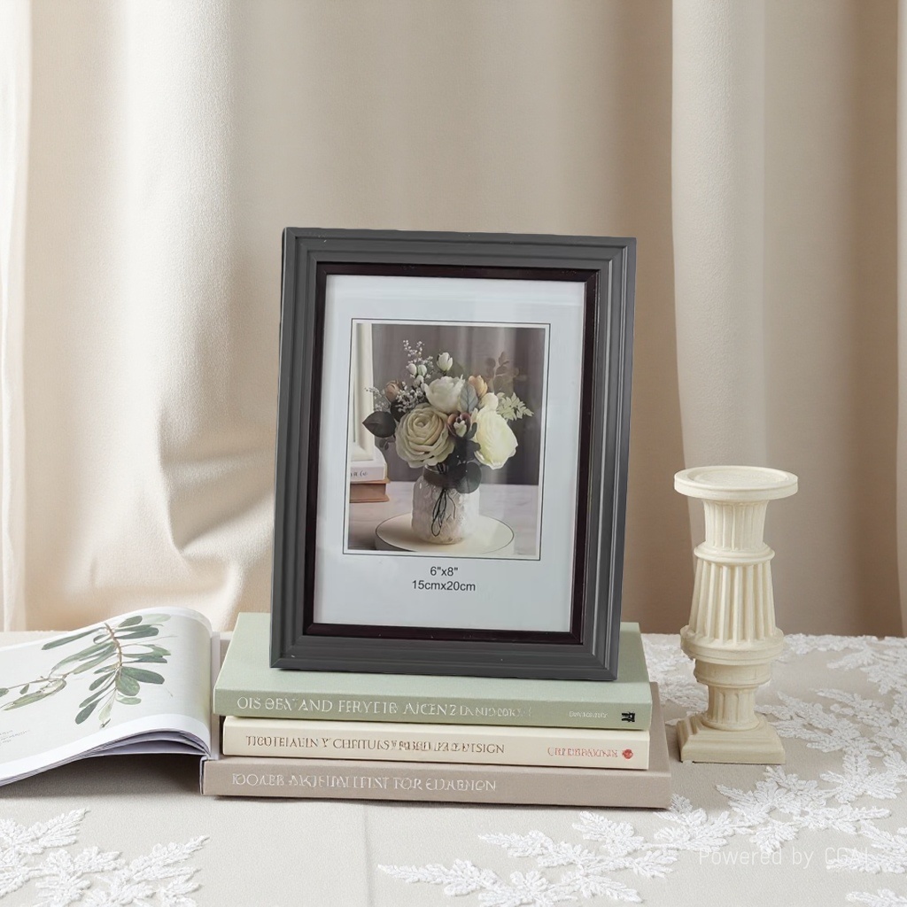 Factory direct sales and wholesale of retro wood-like photo frames, rectangular photo frames, European-style decorative photo frames, picture frames, empty frames, mounting and display tables Specification image