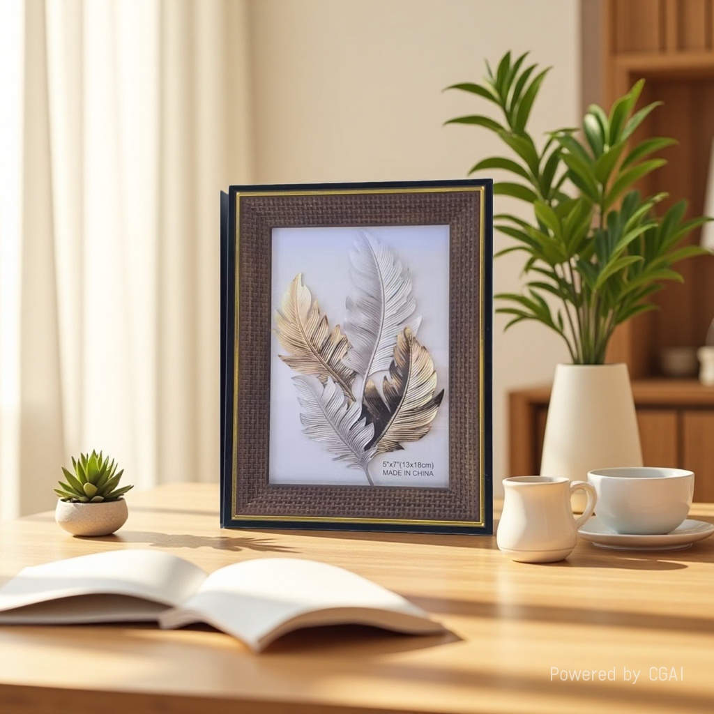 Retro photo frames, rectangular photo frames, European-style decorative photo frames, picture frames, empty frames, mounting and display tables, factory direct sales, wholesale, cross-border 121040448 Application Scenario