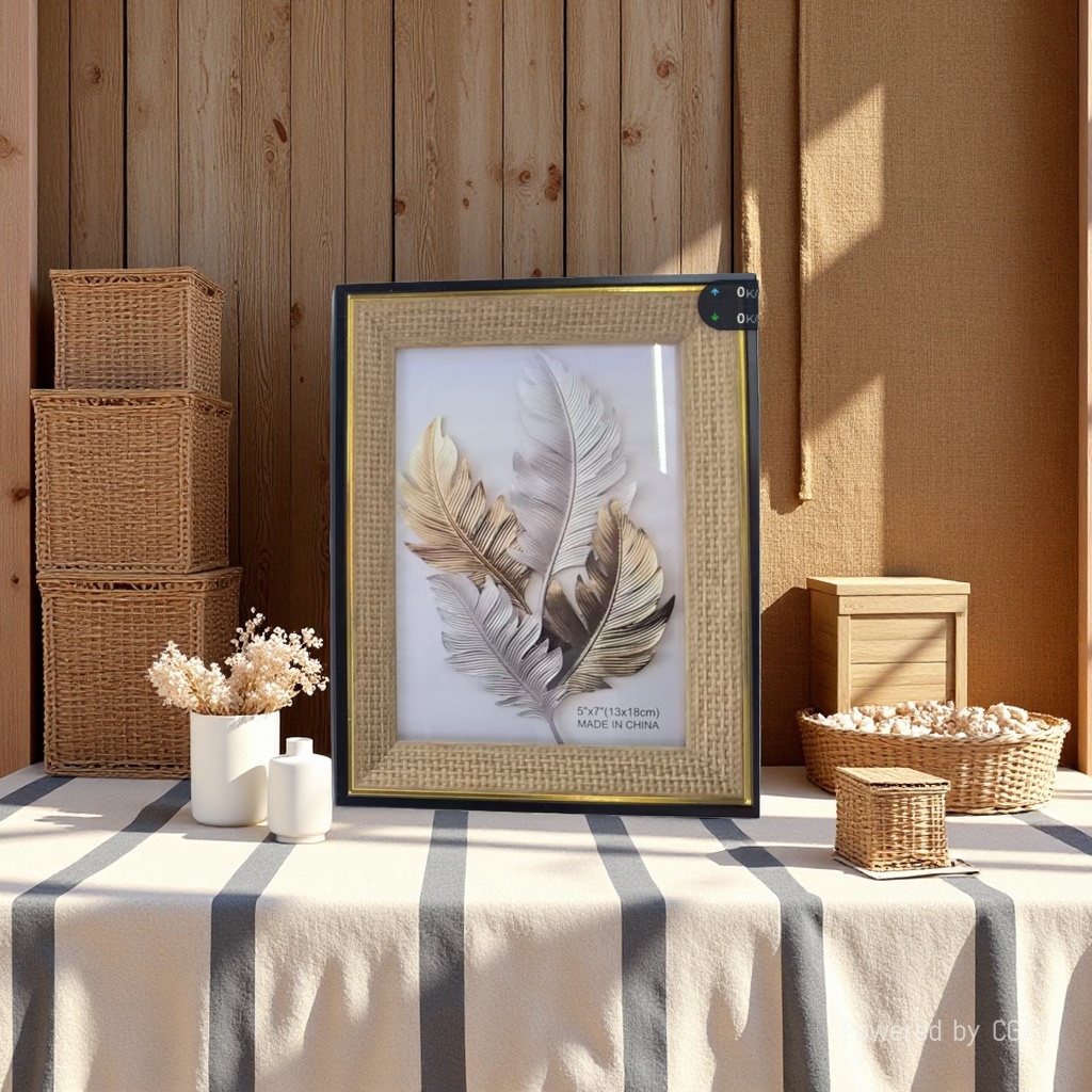 Factory direct sales and wholesale of golden photo frames, rectangular photo frames, European-style decorative photo frames, picture frames, empty frames, mounting and display tables details Picture