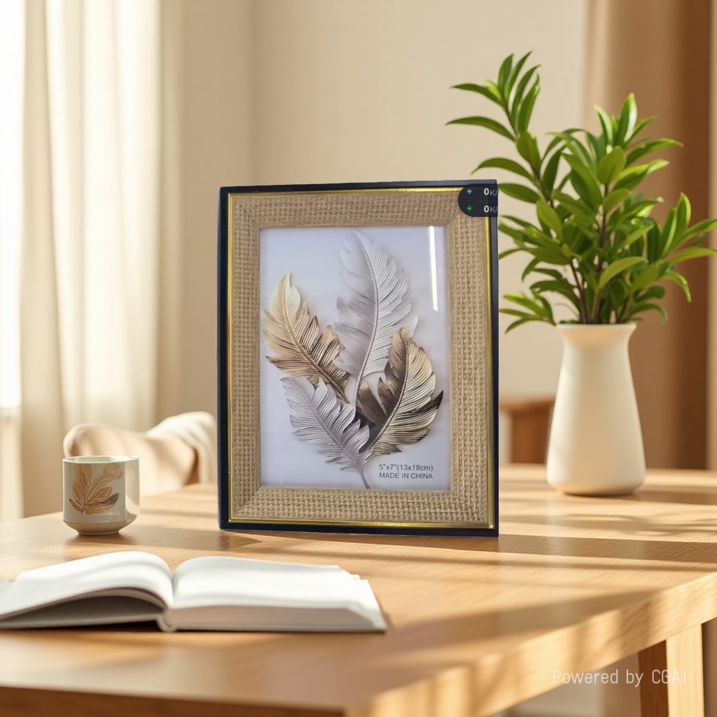 Factory direct sales and wholesale of golden photo frames, rectangular photo frames, European-style decorative photo frames, picture frames, empty frames, mounting and display tables Application Scenario