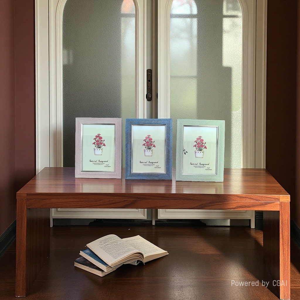 Modern photo frames, rectangular photo frames, European-style decorative photo frames, picture frames, empty frames, mounting and display tables. Factory direct sales and wholesale. Three colors available Application Scenario