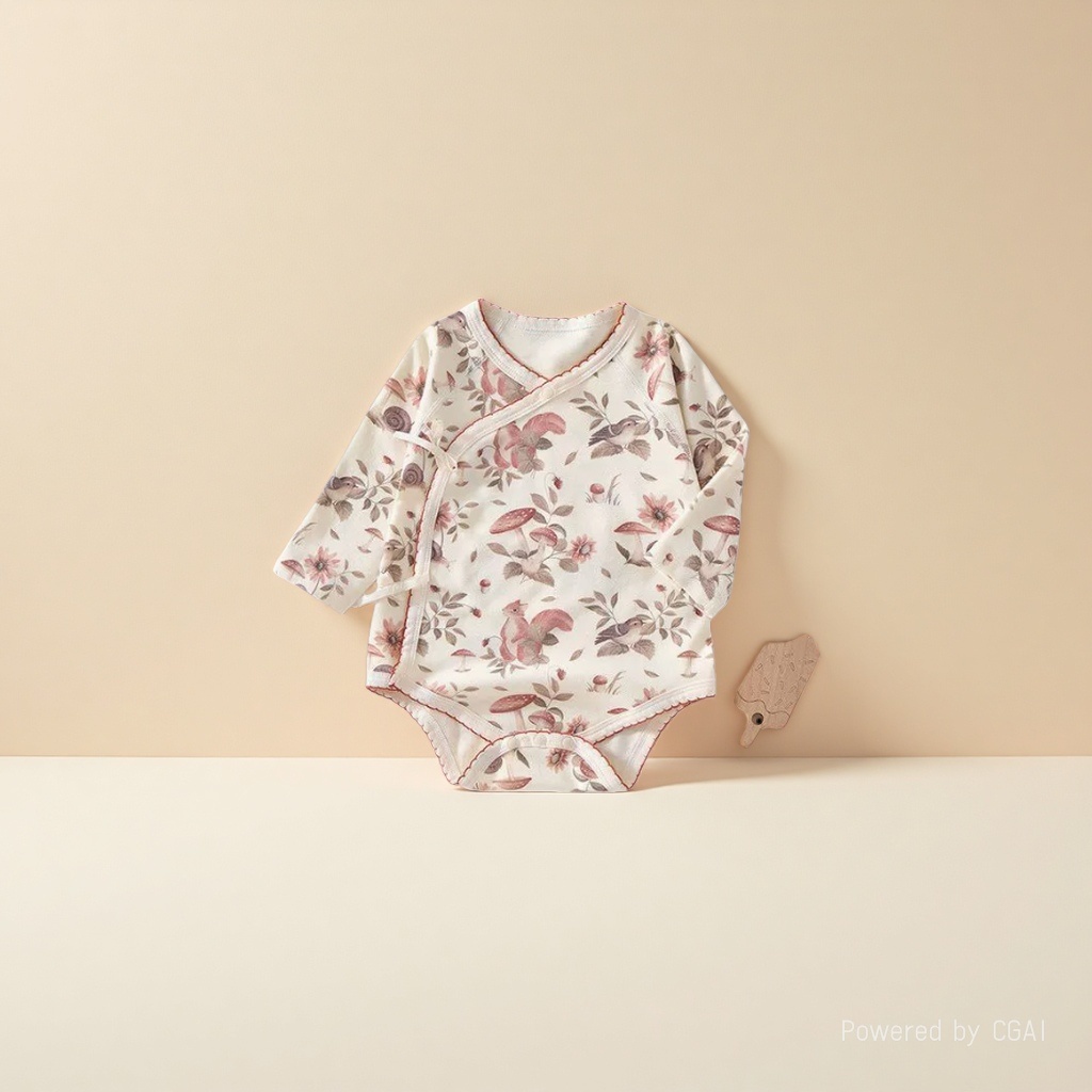 婴儿衣服新生宝宝春秋季连体衣婴幼儿衣服满月哈衣爬服三角包屁衣