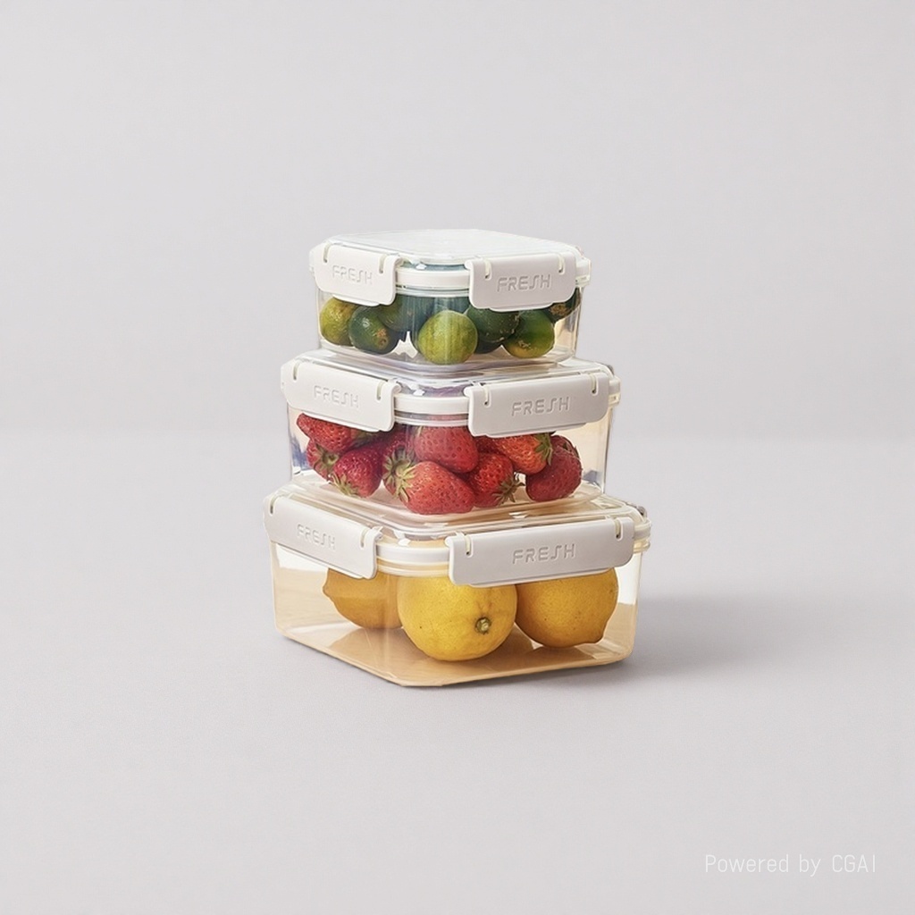 Sealed leak-proof large-capacity kitchen storage box, food preservation box 144404381 Specification image