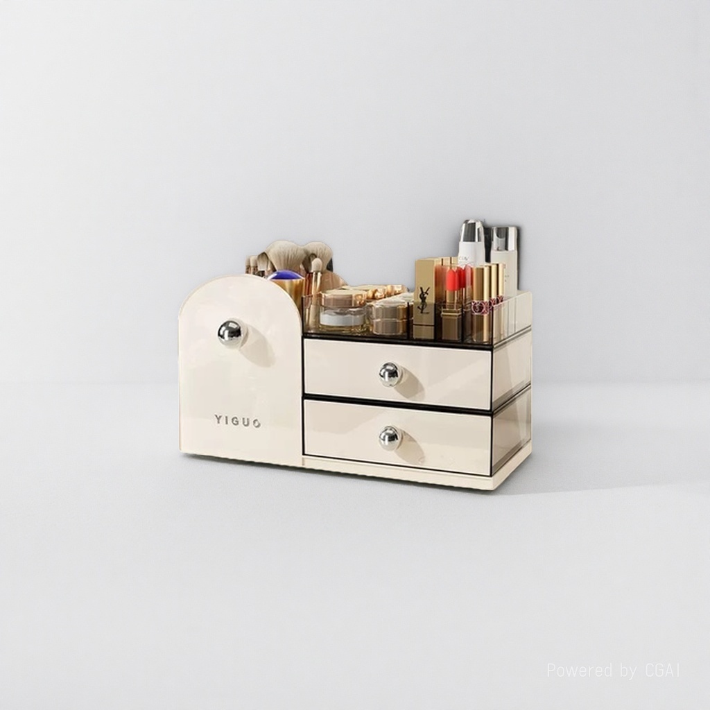 Cosmetics storage box, desktop drawer type, lipstick and skin care products storage rack, cosmetics box, jewelry box, cosmetics organization box. 144539709 Item Picture