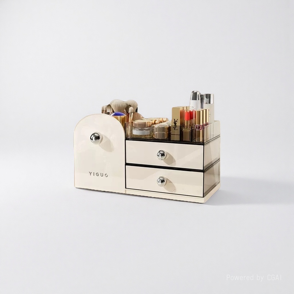 Cosmetics storage box, desktop drawer type, lipstick and skin care products storage rack, cosmetics box, jewelry box, cosmetics organization box. 144539709 details Picture