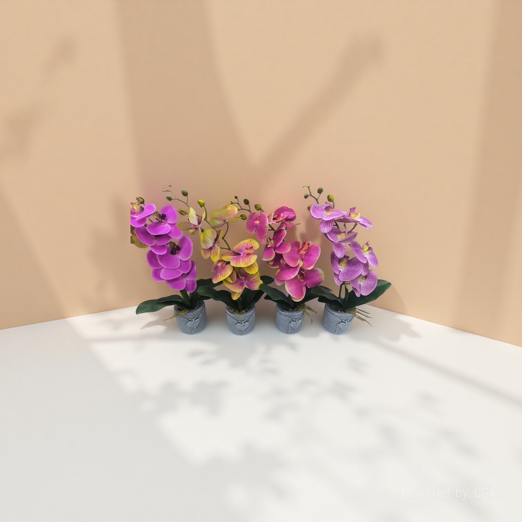 仿真针织大叶子绿植盆栽 仿真花 茉莉绿植仿真植物154649104