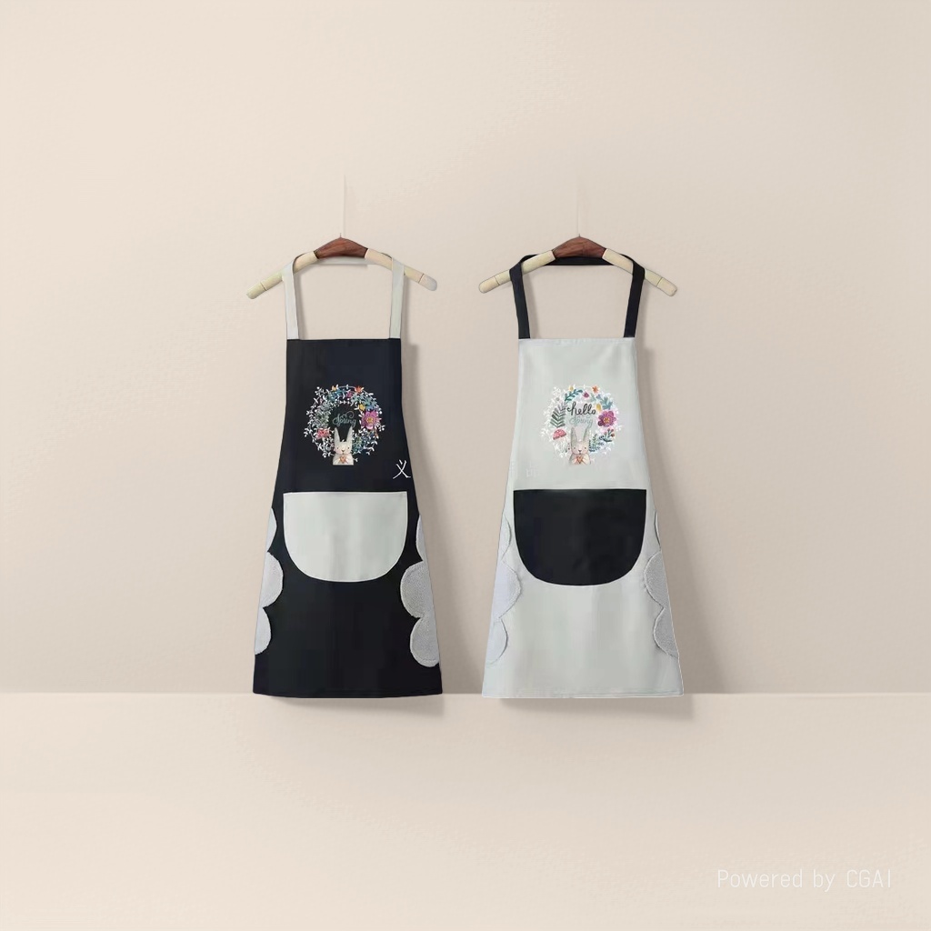 Printed waterproof hand-rubbing custom apron 165530307 Specification image