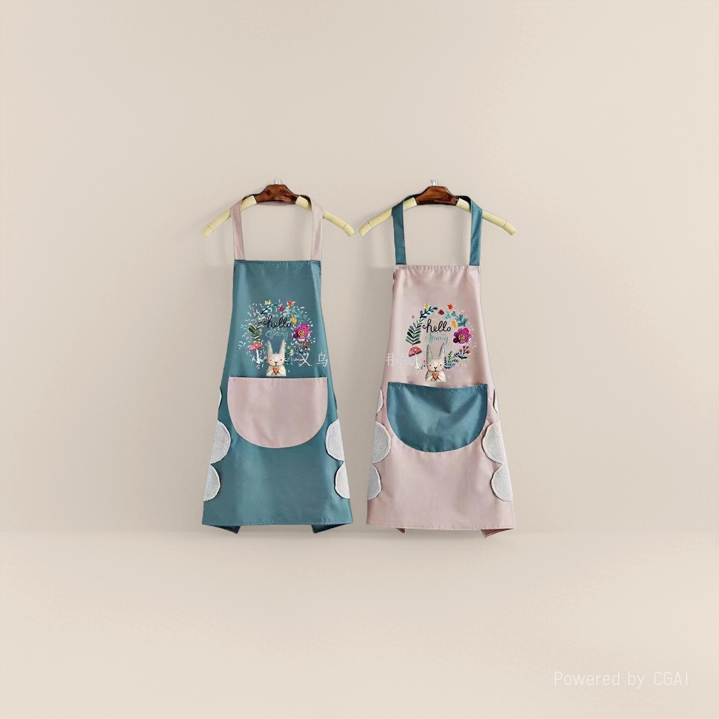 Printed waterproof hand-rubbing custom apron 165530307 details Picture