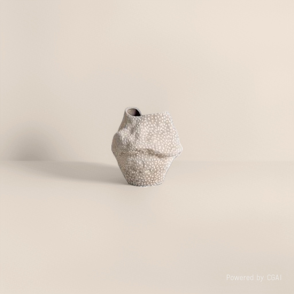 景德镇陶瓷纹理花瓶富贵竹装饰陶瓷花瓶ZK474-1Q白点
