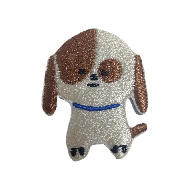 苏绣手工刺绣小狗图案工艺品 DIY珍珠画织绣摆件
