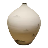 陶瓷/陶瓷手捏花/陶瓷花瓶/陶瓷花/金堡陶瓷白底实物图