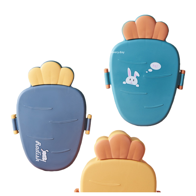 Carrot-shaped lunch box, fresh-keeping box, plastic, stainless steel and glass lunch box Item Picture