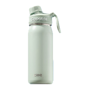 The heat-insulating and heat-preserving glass water cup features a double-layer vacuum design with a 304 stainless steel inner liner and a capacity of 500ml Item Picture