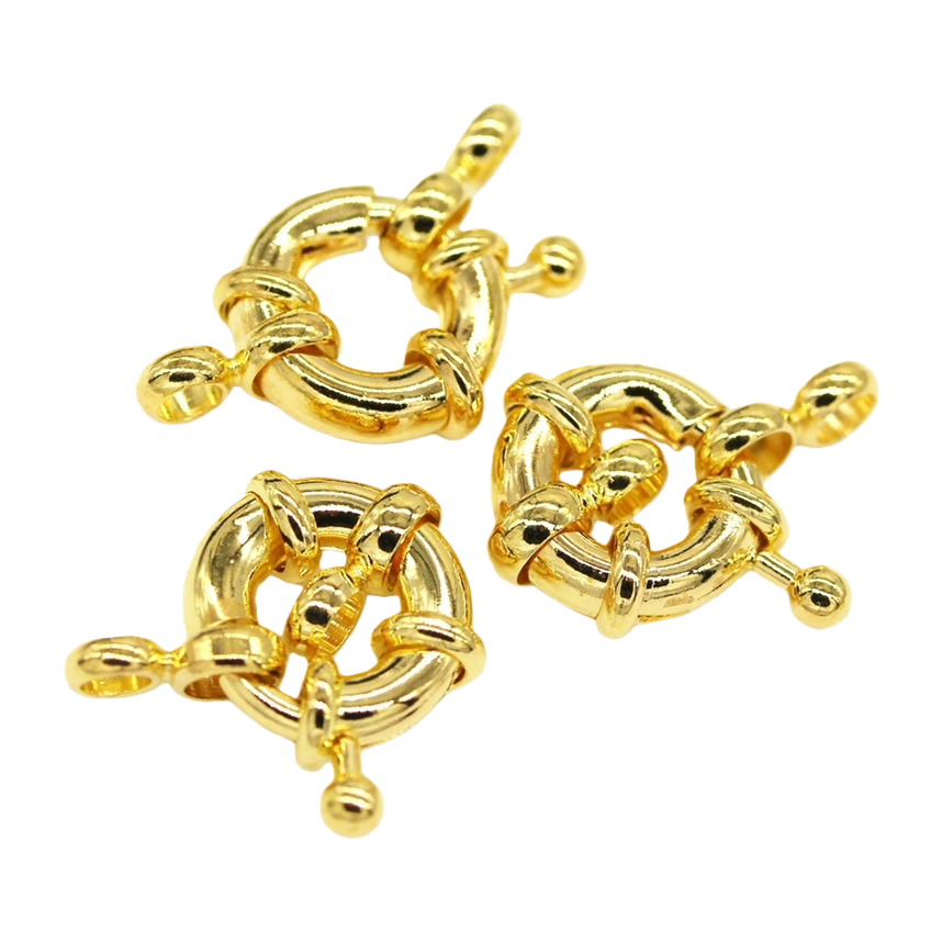 Golden metal buckle, chain connection buckle, acrylic metal bead chain, stainless steel chain, steel chain jewelry Item Picture