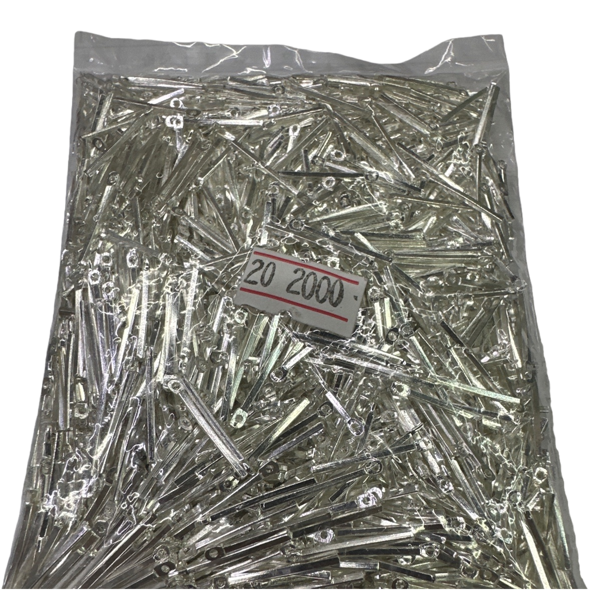 Jewelry accessory packaging, metal parts, transparent plastic bags, connecting pieces Item Picture