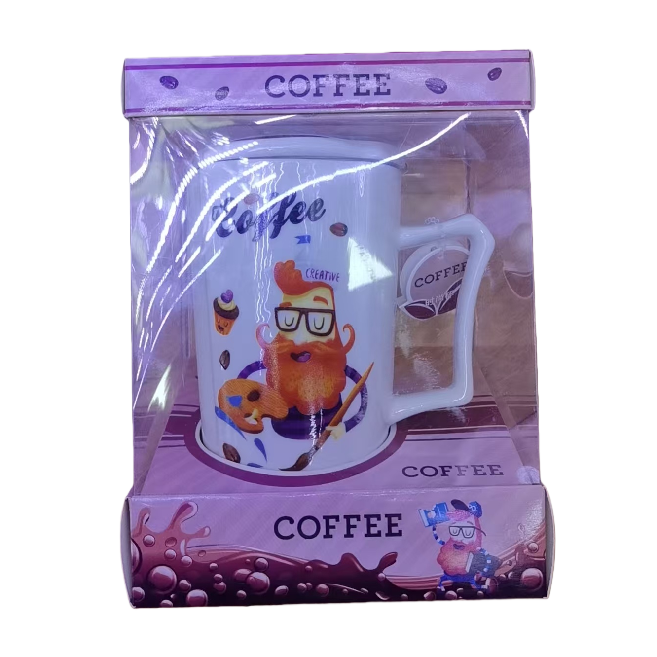 杯子/母婴用品/儿童水杯/水杯/塑料杯白底实物图