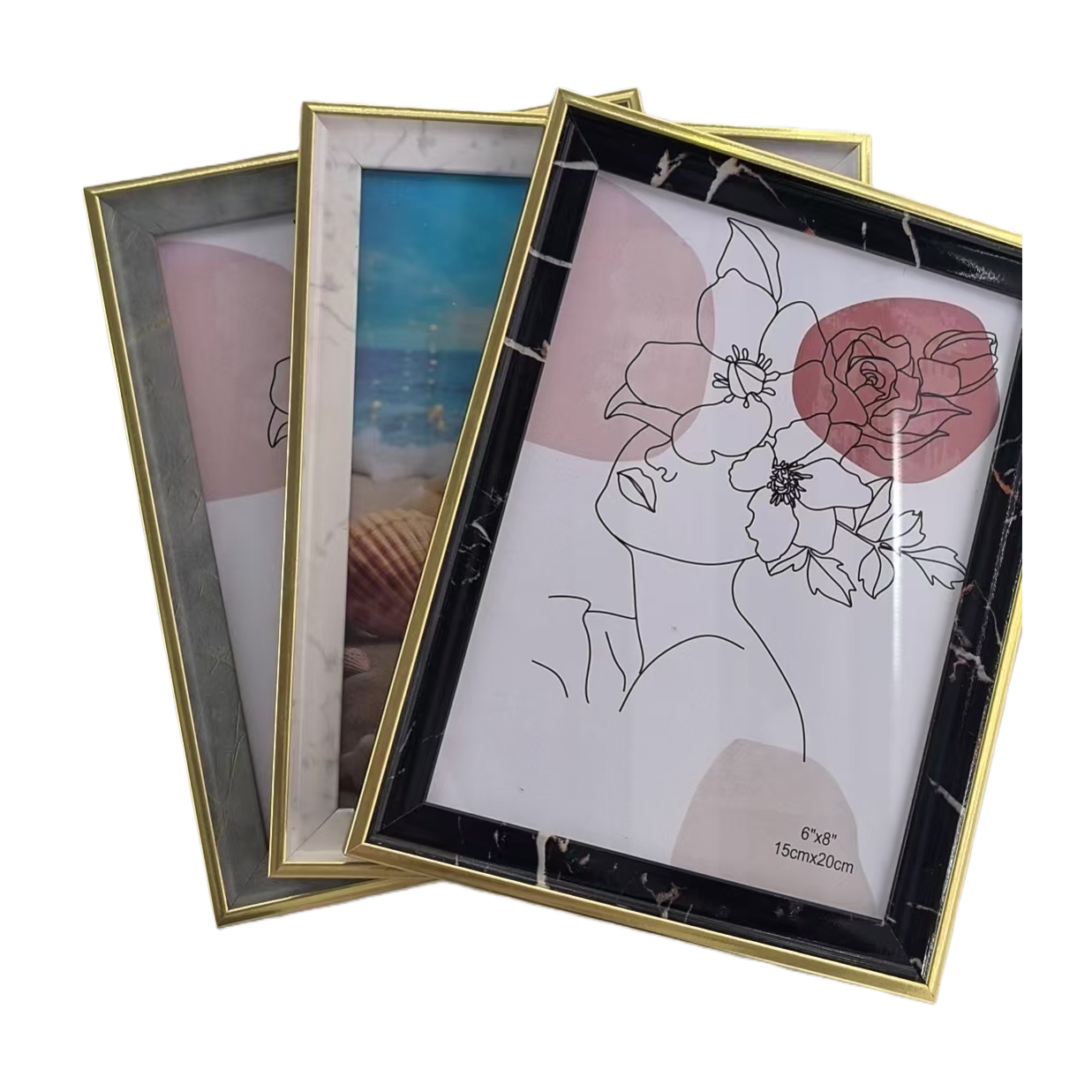 Marco de foto retro marco de foto rectangular marco de foto decorativo europeo marco de imagen marco vacío mesa de montaje venta directa de fábrica al por mayor Item Picture