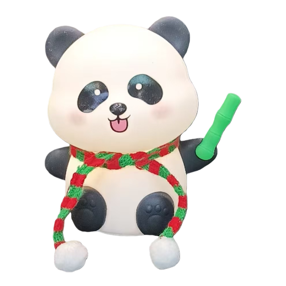 Cute panda plush toy dolls, AI dolls, doll table lamps, LED desktop lamps, Kaiwei lighting fixtures Item Picture
