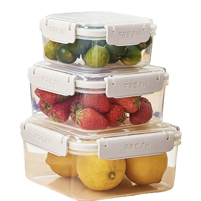 Sealed leak-proof large-capacity kitchen storage box, food preservation box 144404381 Application Scenario