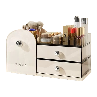 Cosmetics storage box, desktop drawer type, lipstick and skin care products storage rack, cosmetics box, jewelry box, cosmetics organization box. 144539709 Application Scenario