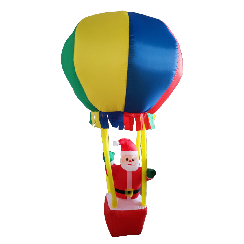 Santa Claus hot air Balloon Christmas Ball 180cm Item Picture