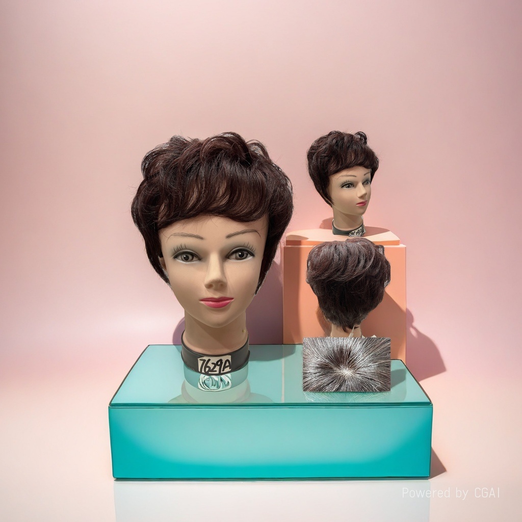 Other wig sets, high-fidelity breathable netted women's long hair Application Scenario