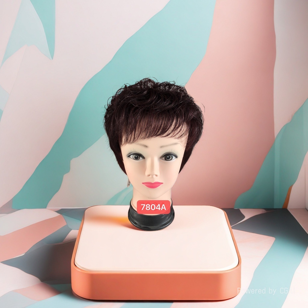 Cross-camera wig for women's short straight hair fashion style Application Scenario
