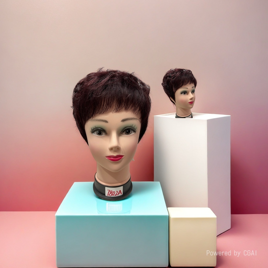 Cross-camera wig for women, short straight hair, high-temperature silk, fashionable short style, breathable and lightweight 1 Application Scenario