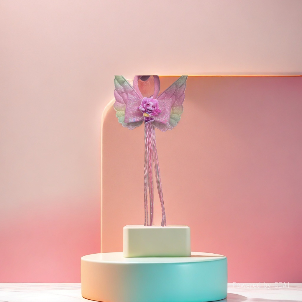 Pink bow pearl headband, Hanfu headwear, hair accessory headband Application Scenario