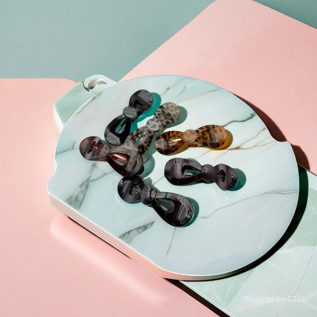 The three-piece set of shark clip, banana clip, grab clip, hairpin and hairpin is simple and fashionable details Picture