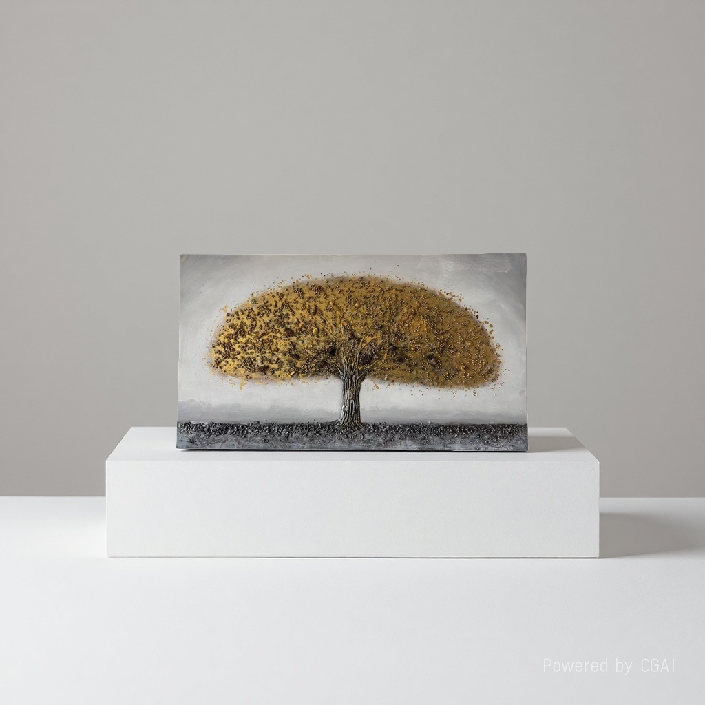 This black and white abstract tree calligraphy and painting modern and simple living room decoration painting, other calligraphy and painting. If you want a sense of luxury when decorating your home, this painting is a pure hand-drawn thick-textured money tree with a black and white color combination that goes well with all kinds of decoration Application Scenario