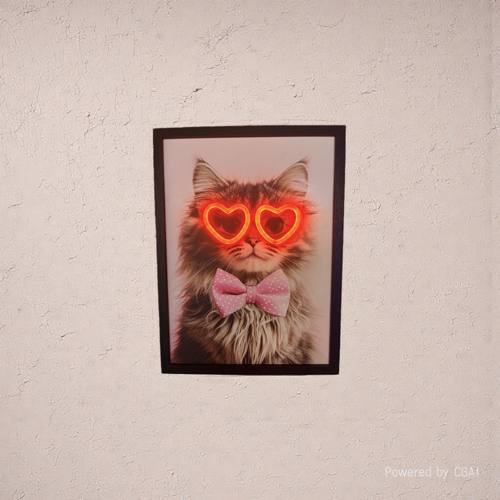 3d paintings, modern decorative paintings, three-dimensional stereoscopic paintings, high-definition cute cat decorative paintings, living room landscapes, animal paintings, transformation paintings Specification image