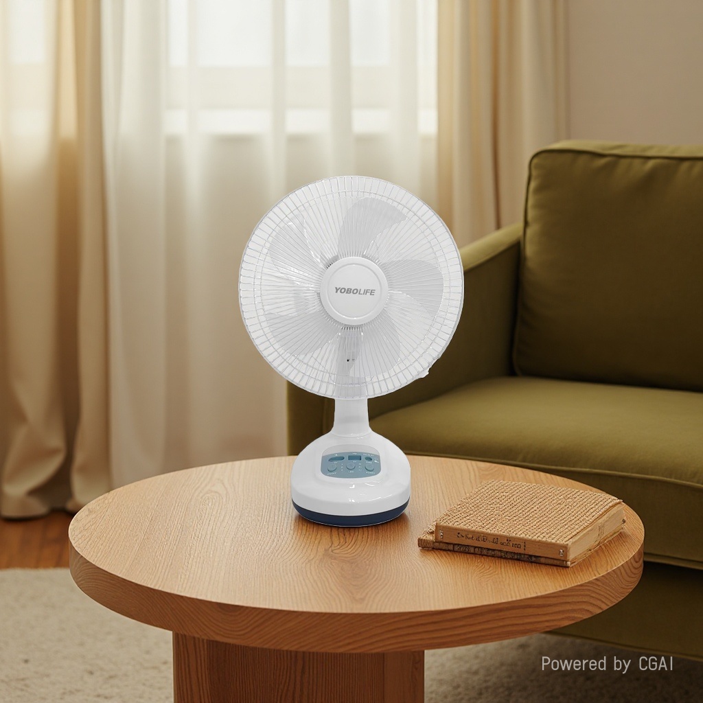 YOBOLIFE's new LM-812 floor-standing fan, a 12-inch solar-powered charging fan, is a best-selling office desk fan and bedroom desktop electric fan. Best-selling small household fans in Africa and South America details Picture