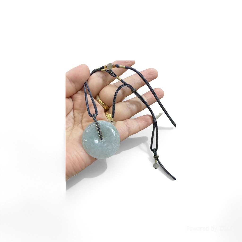 Silver fruit shell bell pendant, golden jade pendant, necklace accessory Specification image